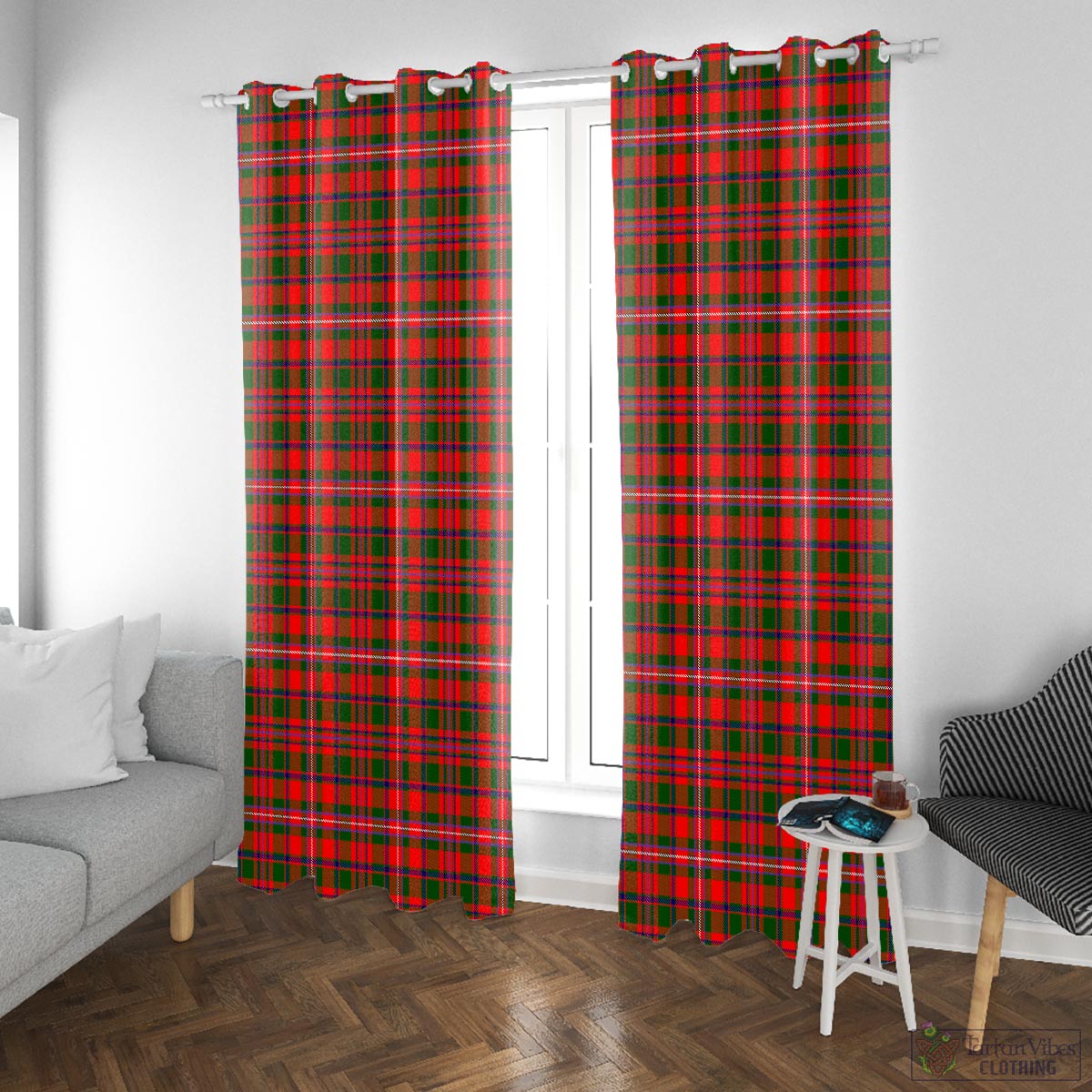 MacKinnon Modern Tartan Window Curtain