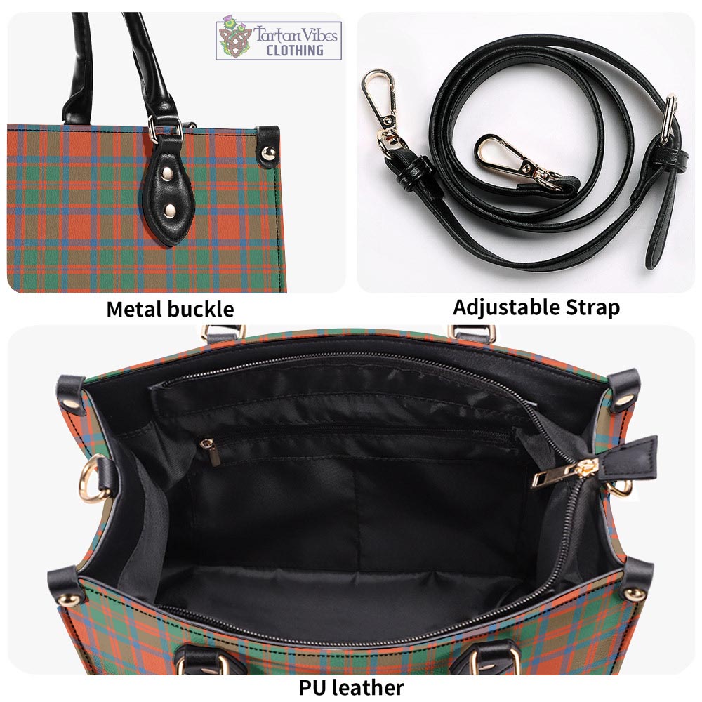 Tartan Vibes Clothing MacKintosh Ancient Tartan Luxury Leather Handbags