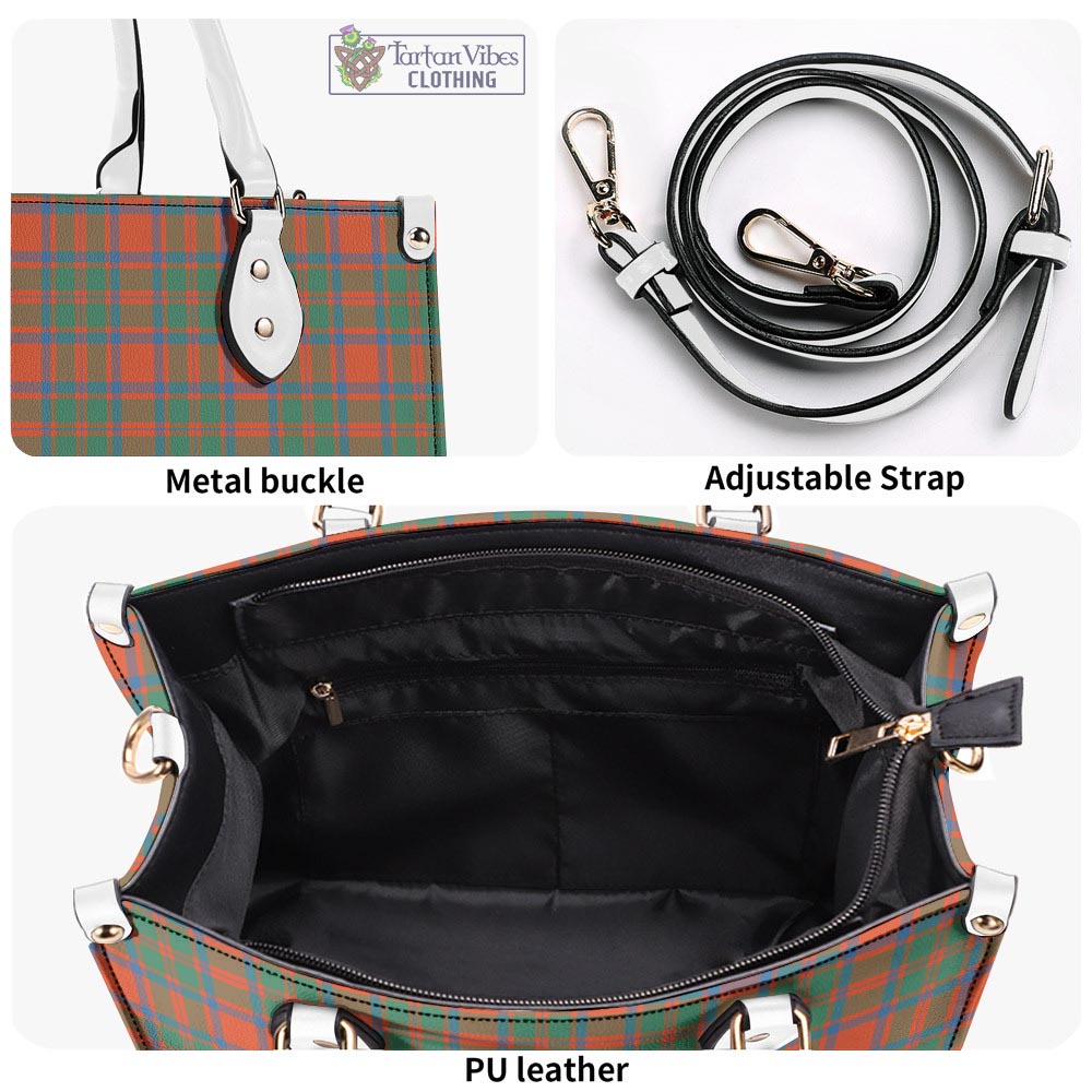 Tartan Vibes Clothing MacKintosh Ancient Tartan Luxury Leather Handbags