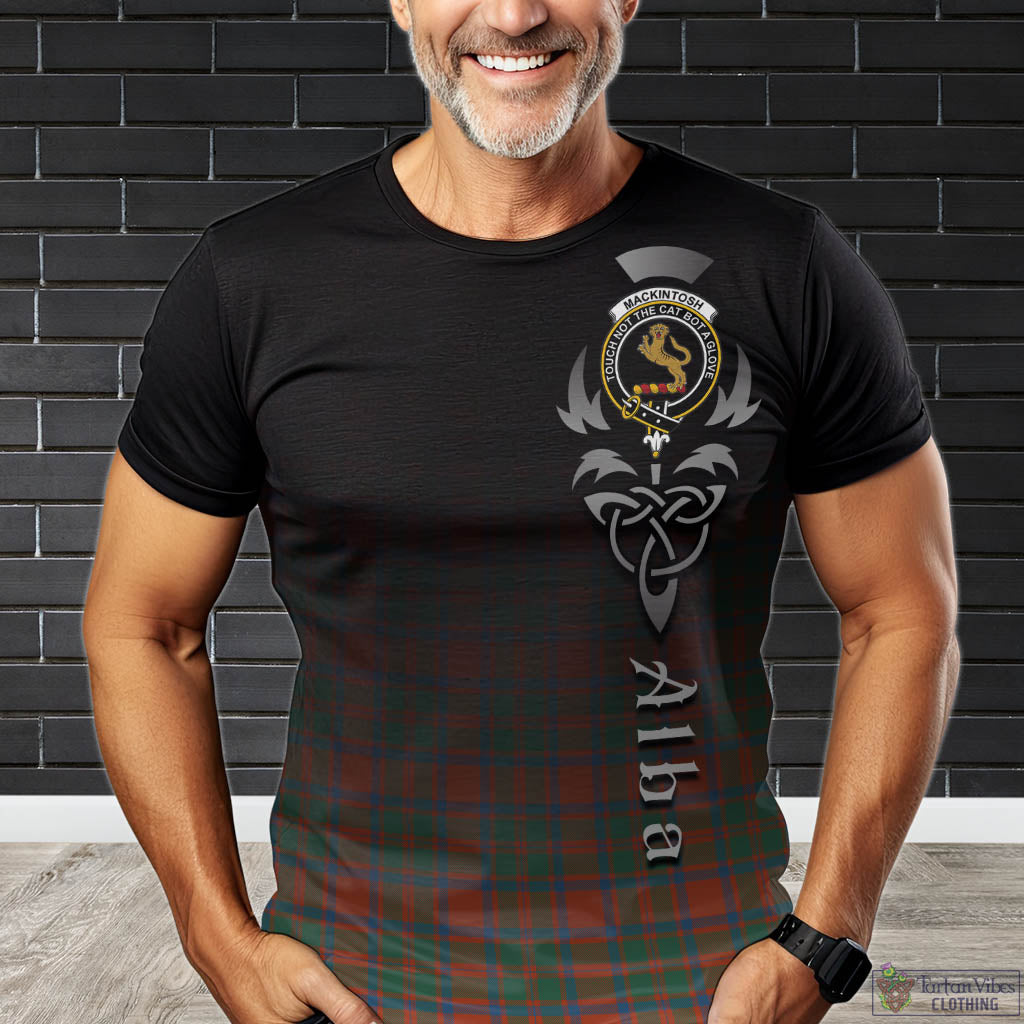 Tartan Vibes Clothing MacKintosh Ancient Tartan T-Shirt Featuring Alba Gu Brath Family Crest Celtic Inspired