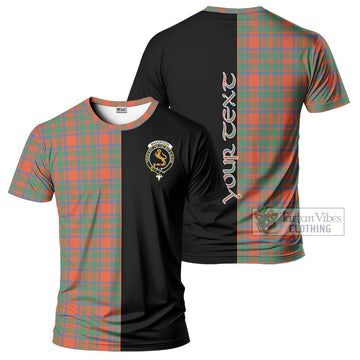 MacKintosh Ancient Tartan T-Shirt with Family Crest and Half Of Me Style