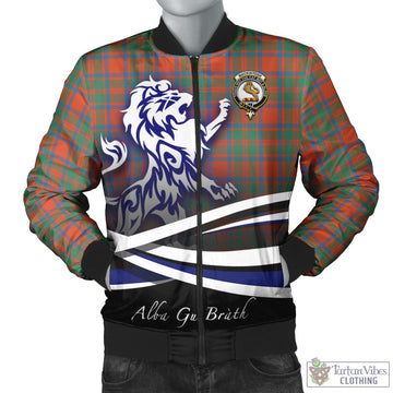 MacKintosh Ancient Tartan Bomber Jacket with Alba Gu Brath Regal Lion Emblem