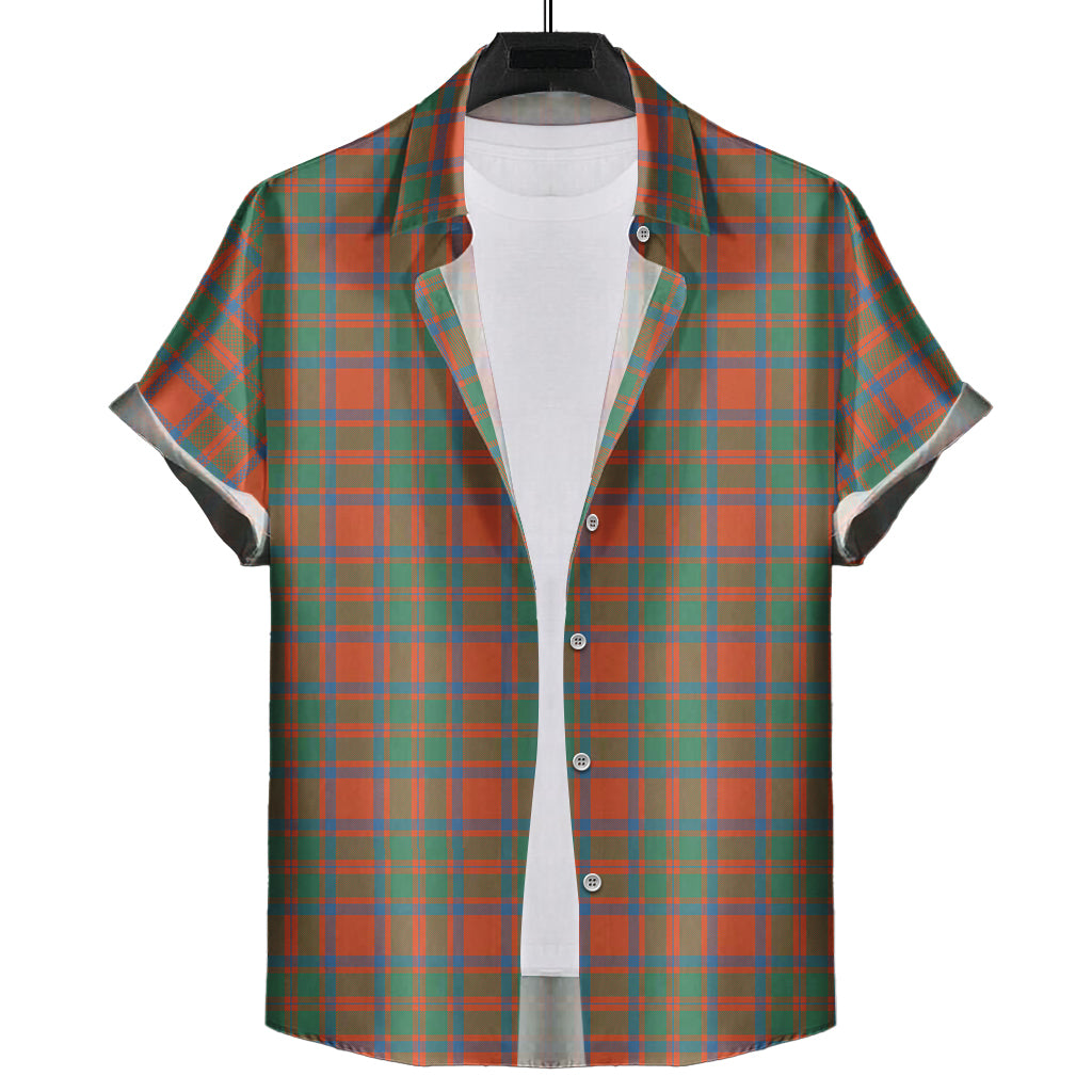 mackintosh-ancient-tartan-short-sleeve-button-down-shirt