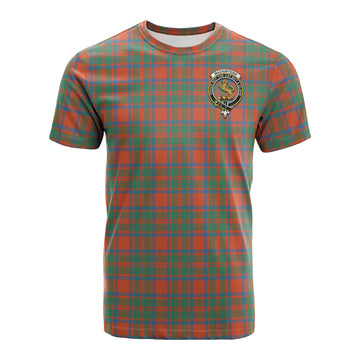 MacKintosh Ancient Tartan T-Shirt with Family Crest