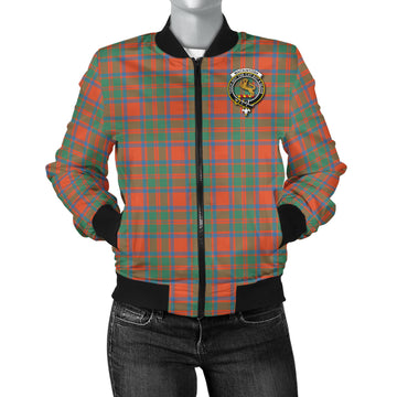 MacKintosh Ancient Tartan Bomber Jacket with Family Crest