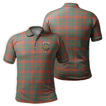 MacKintosh Ancient Tartan Men's Polo Shirt with Family Crest