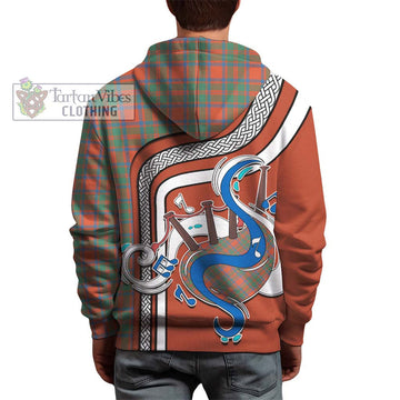 MacKintosh Ancient Tartan Hoodie with Epic Bagpipe Style