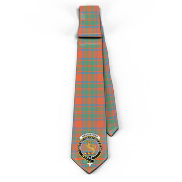 MacKintosh Ancient Tartan Classic Necktie with Family Crest