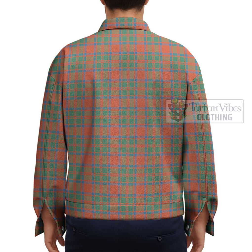 MacKintosh Ancient Tartan Unisex Lapel Cotton Jacket - Tartan Vibes Clothing