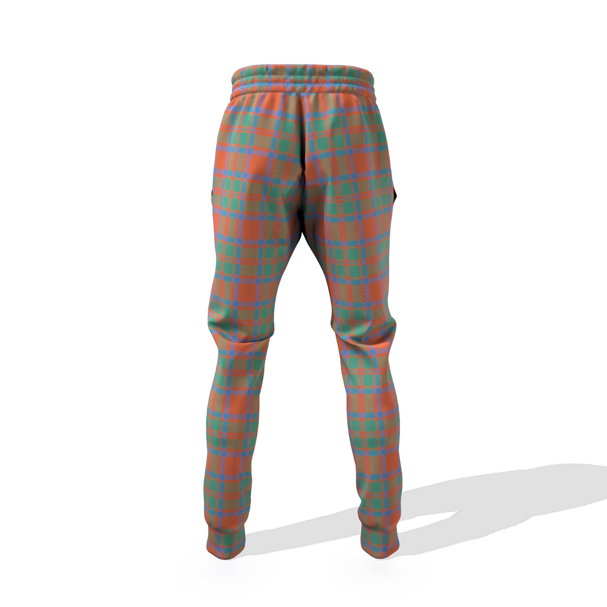 MacKintosh Ancient Tartan Joggers Pants with Family Crest 6XL - Tartan Vibes Clothing