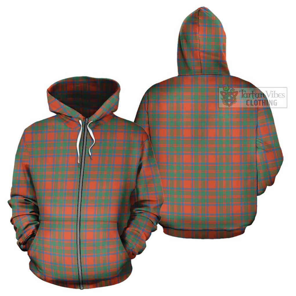 MacKintosh Ancient Tartan Cotton Hoodie Zip Hoodie - Tartan Vibes Clothing