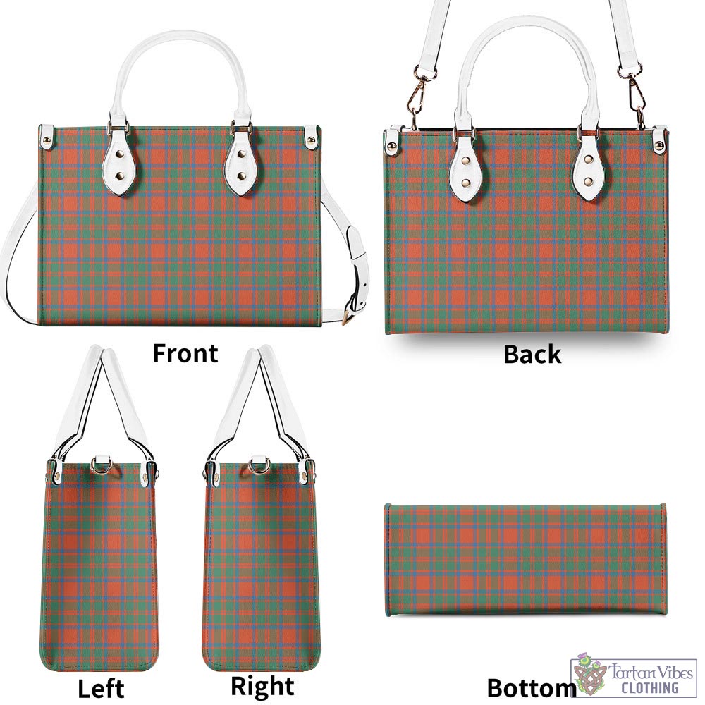 Tartan Vibes Clothing MacKintosh Ancient Tartan Luxury Leather Handbags