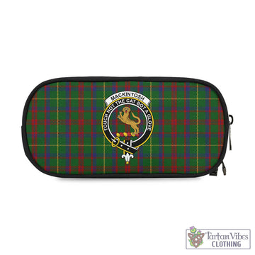 MacKintosh Hunting Tartan Pen and Pencil Case with Family Crest