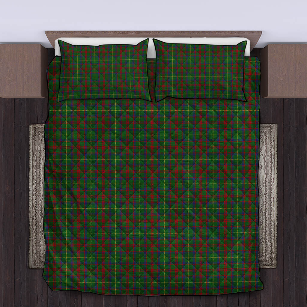 MacKintosh Hunting Tartan Quilt Bed Set King - Tartan Vibes Clothing