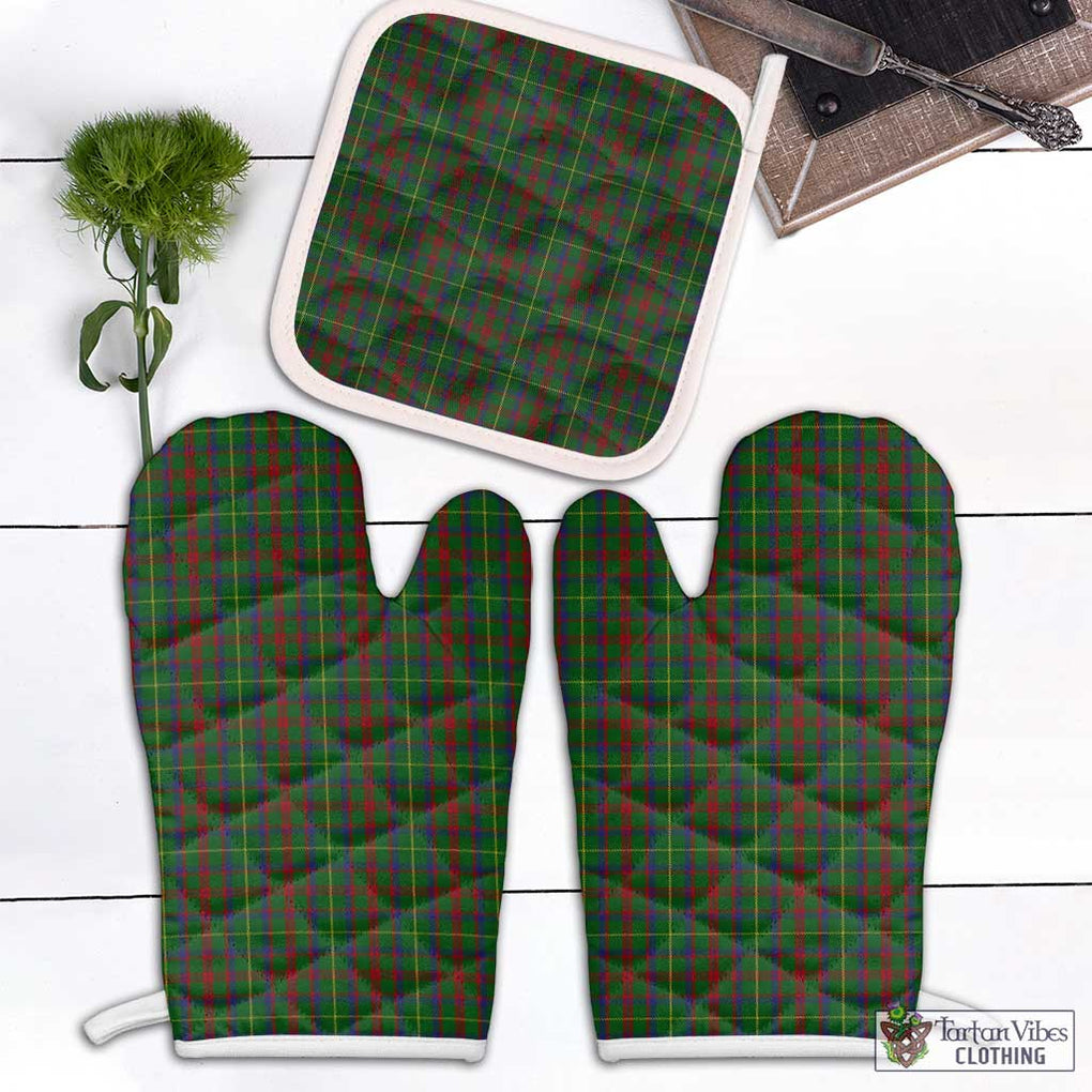 MacKintosh Hunting Tartan Combo Oven Mitt & Pot-Holder Combo 1 Oven Mitt & 1 Pot-Holder White - Tartan Vibes Clothing