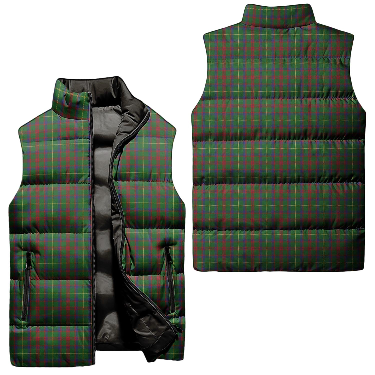 MacKintosh Hunting Tartan Sleeveless Puffer Jacket Unisex - Tartanvibesclothing