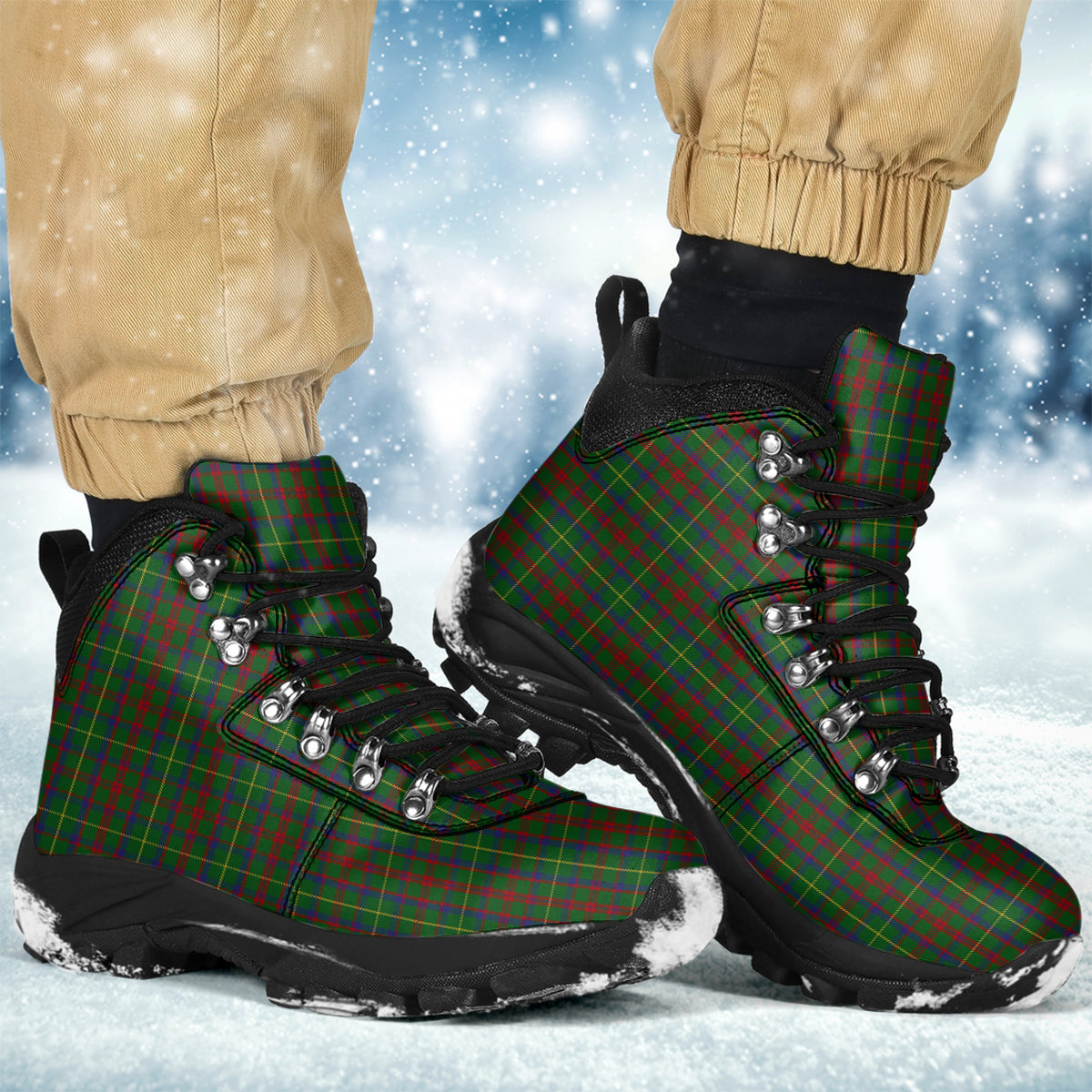 MacKintosh Hunting Tartan Alpine Boots - Tartanvibesclothing