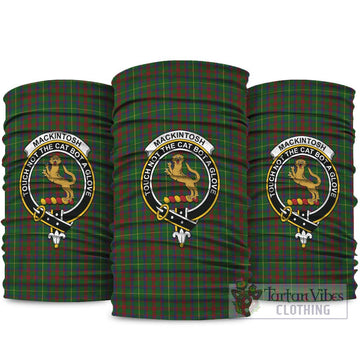 MacKintosh Hunting Tartan Neck Gaiters, Tartan Bandanas, Tartan Head Band with Family Crest