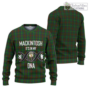 MacKintosh Hunting Tartan Ugly Sweater with Family Crest DNA In Me Style