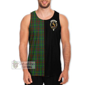 MacKintosh Hunting Tartan Men's Tank Top with Family Crest and Half Of Me Style