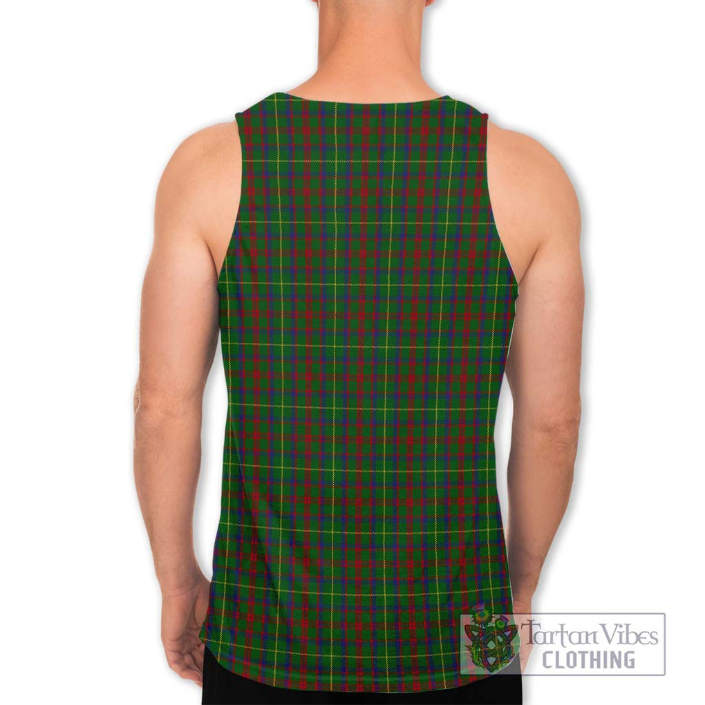 MacKintosh Hunting Tartan Men's Tank Top with Family Crest DNA In Me Style - Tartanvibesclothing Shop