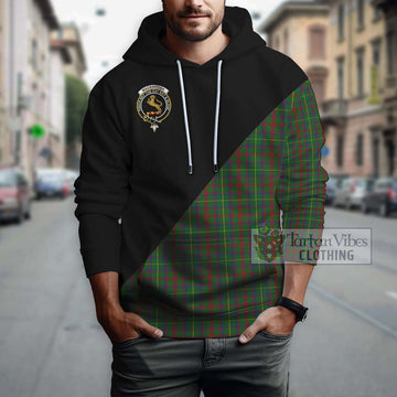 MacKintosh Hunting Tartan Hoodie with Family Crest and Military Logo Style