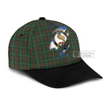 MacKintosh Hunting Tartan Classic Cap with Family Crest In Me Style