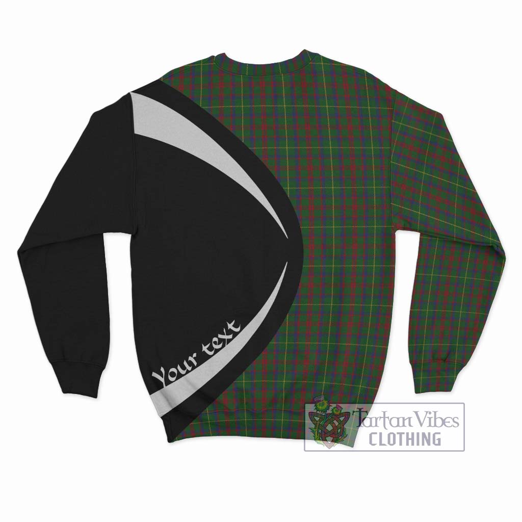 MacKintosh Hunting Tartan Sweatshirt with Family Crest Circle Style - Tartan Vibes Clothing