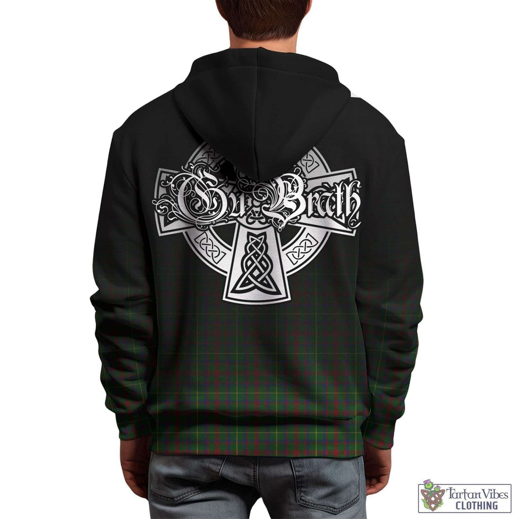 Tartan Vibes Clothing MacKintosh Hunting Tartan Hoodie Featuring Alba Gu Brath Family Crest Celtic Inspired