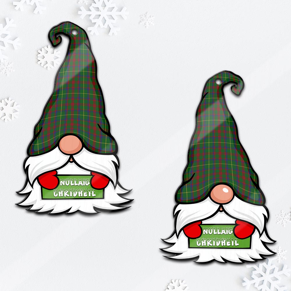 MacKintosh Hunting Gnome Christmas Ornament with His Tartan Christmas Hat - Tartan Vibes Clothing