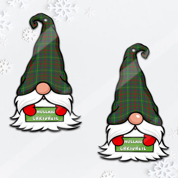 MacKintosh Hunting Gnome Christmas Ornament with His Tartan Christmas Hat