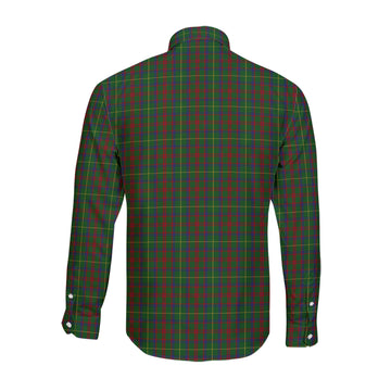 MacKintosh Hunting Tartan Long Sleeve Button Up Shirt with Family Crest