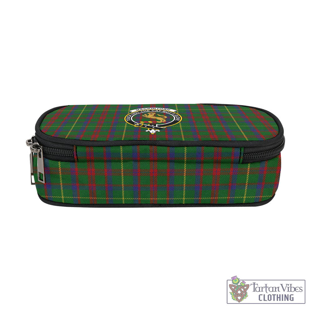 Tartan Vibes Clothing MacKintosh Hunting Tartan Pen and Pencil Case with Family Crest