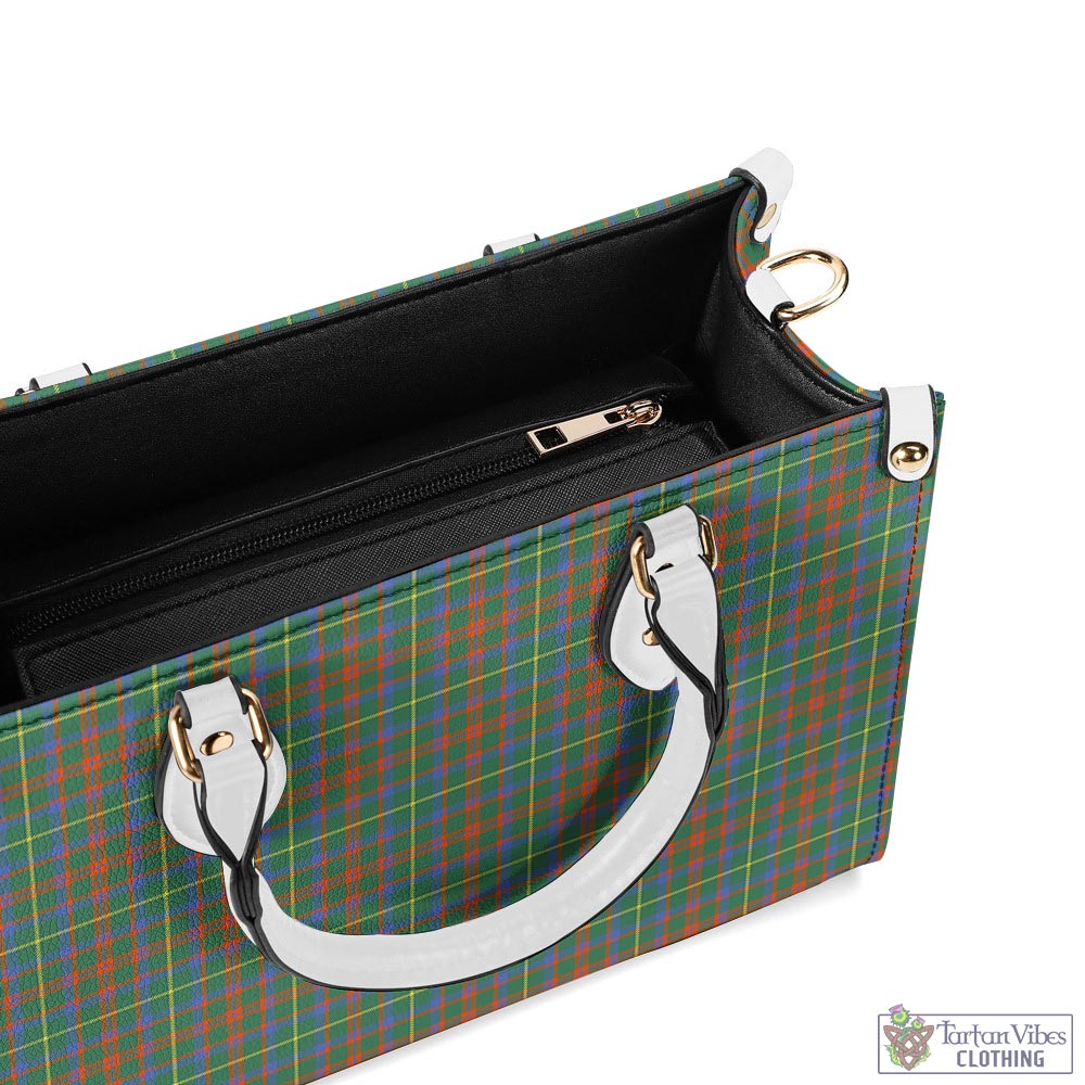 Tartan Vibes Clothing MacKintosh Hunting Ancient Tartan Luxury Leather Handbags