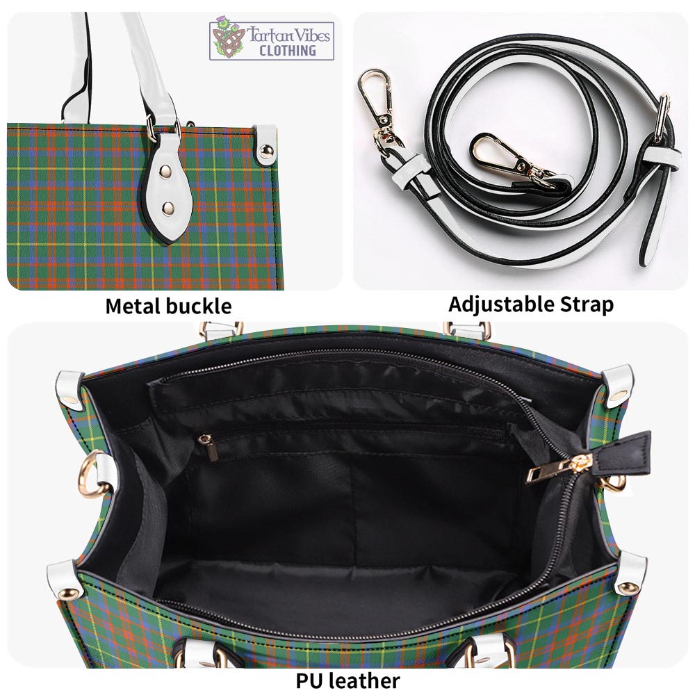 Tartan Vibes Clothing MacKintosh Hunting Ancient Tartan Luxury Leather Handbags