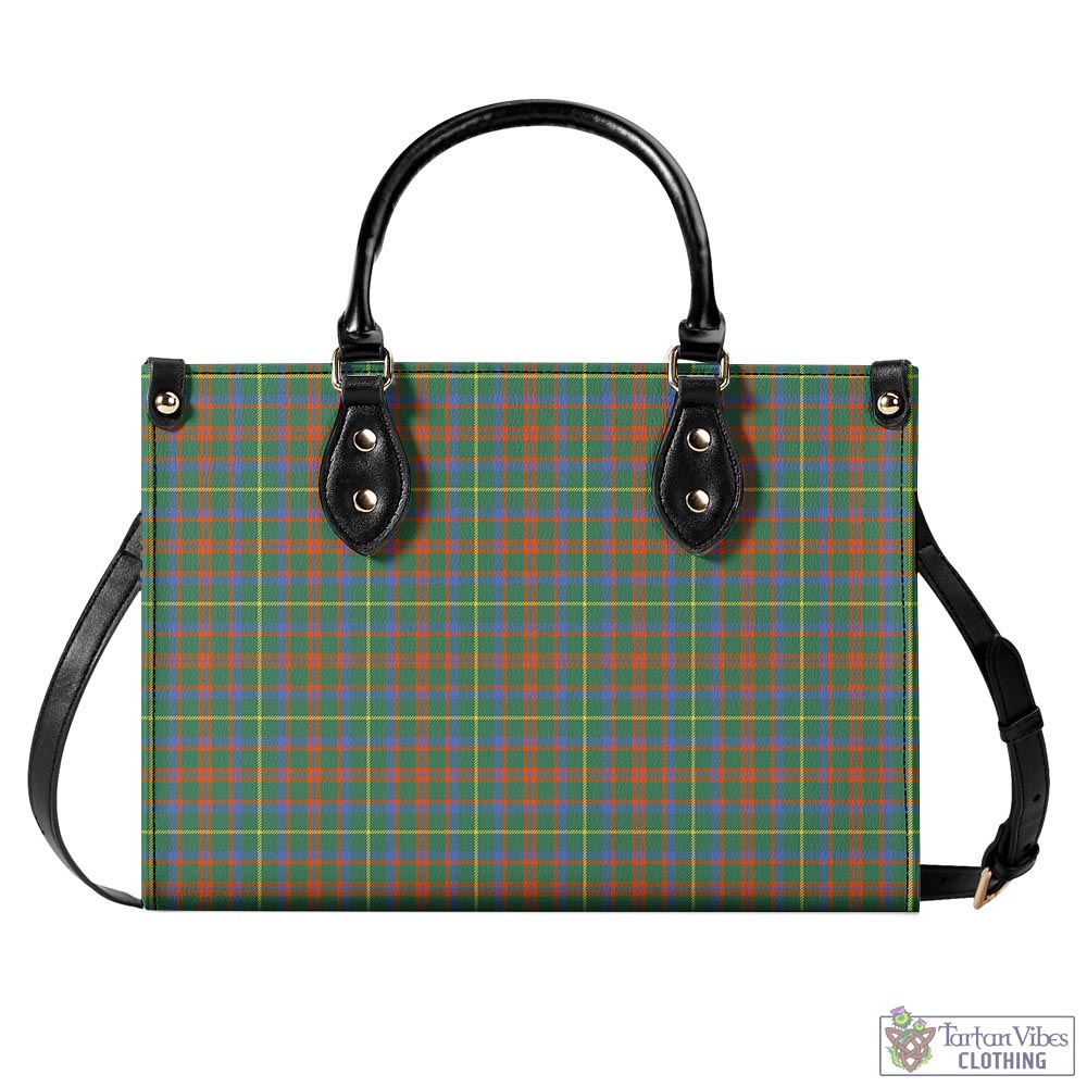 Tartan Vibes Clothing MacKintosh Hunting Ancient Tartan Luxury Leather Handbags