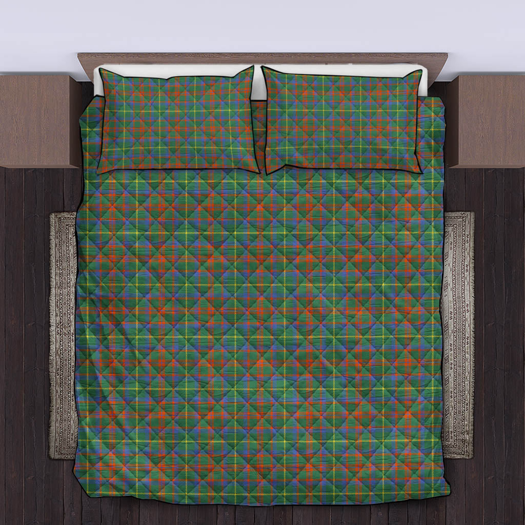 MacKintosh Hunting Ancient Tartan Quilt Bed Set King - Tartan Vibes Clothing