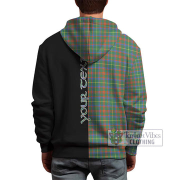 MacKintosh Hunting Ancient Tartan Hoodie with Family Crest and Half Of Me Style