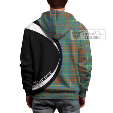 MacKintosh Hunting Ancient Tartan Hoodie with Family Crest Circle Style