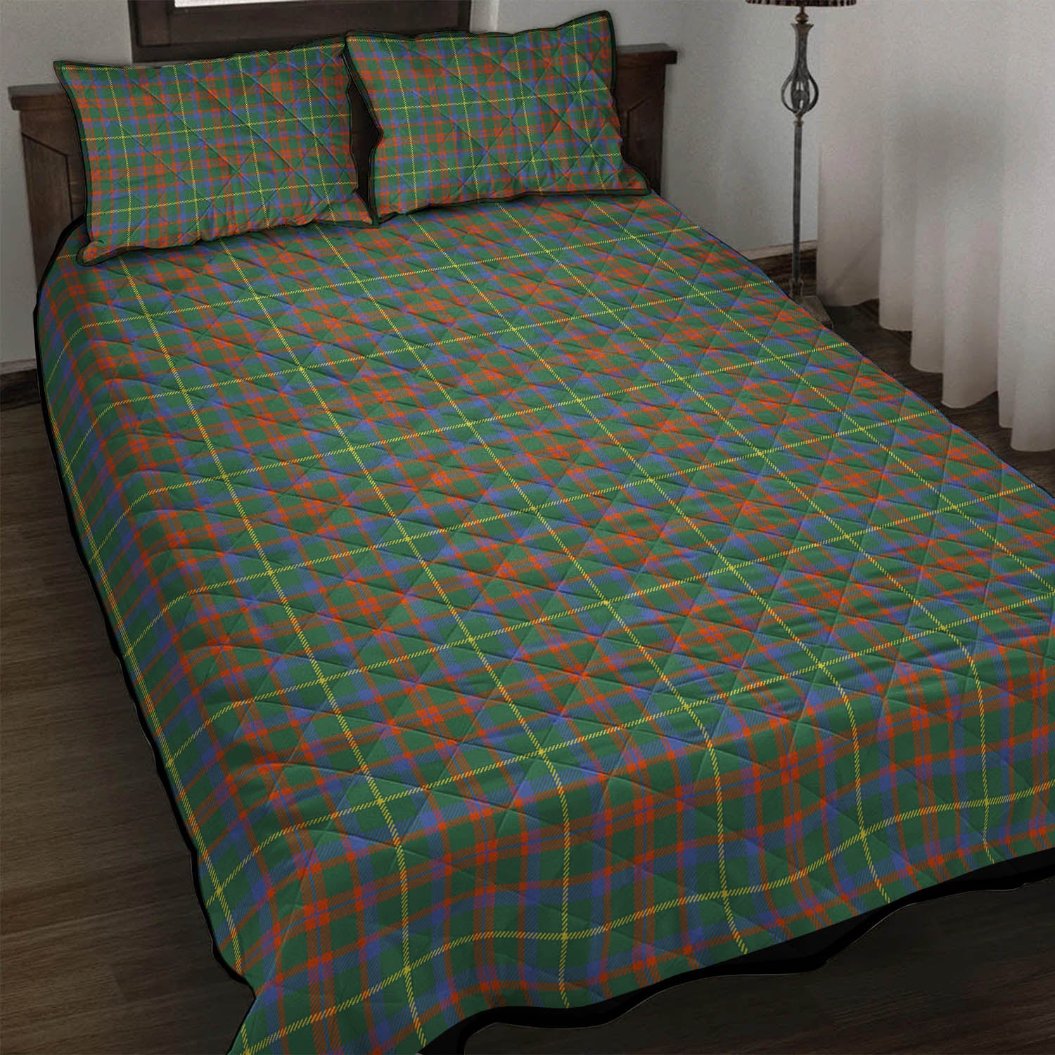 MacKintosh Hunting Ancient Tartan Quilt Bed Set - Tartan Vibes Clothing