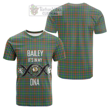 MacKintosh Hunting Ancient Tartan Cotton T-shirt with Family Crest DNA In Me Style