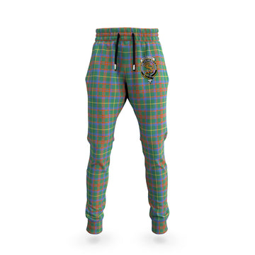 MacKintosh Hunting Ancient Tartan Joggers Pants with Family Crest