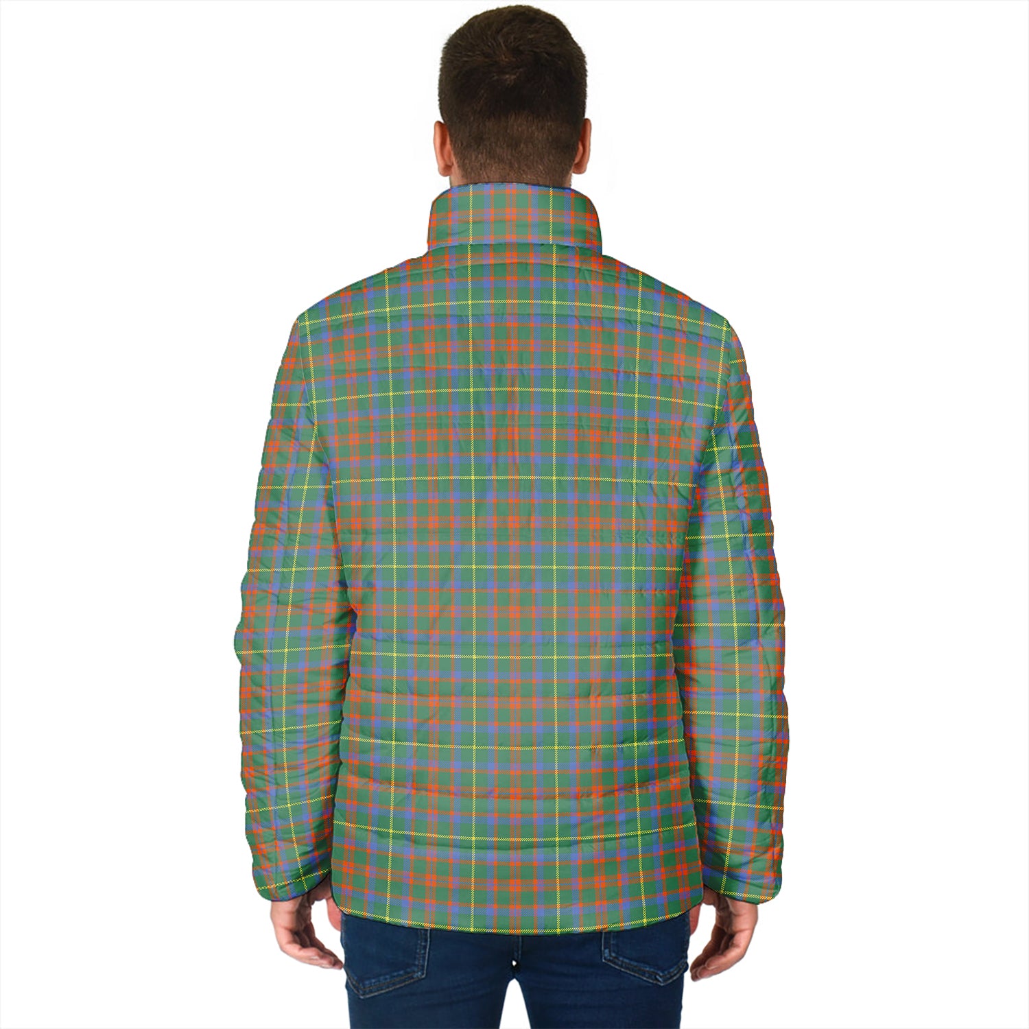 MacKintosh Hunting Ancient Tartan Padded Jacket with Family Crest - Tartan Vibes Clothing