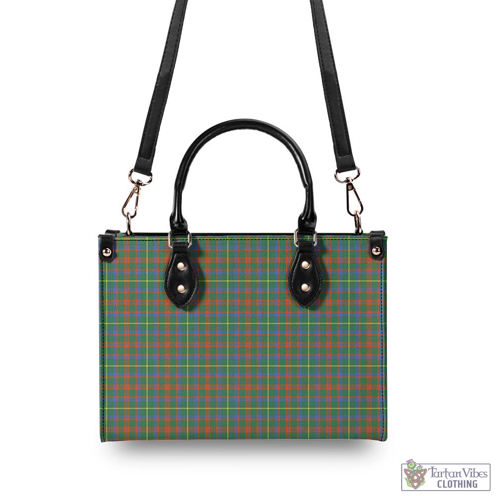 Tartan Vibes Clothing MacKintosh Hunting Ancient Tartan Luxury Leather Handbags