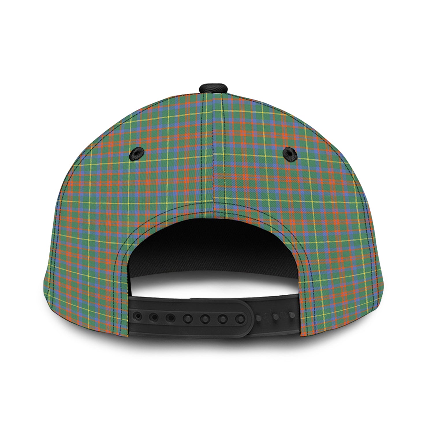 MacKintosh Hunting Ancient Tartan Classic Cap with Family Crest - Tartan Vibes Clothing