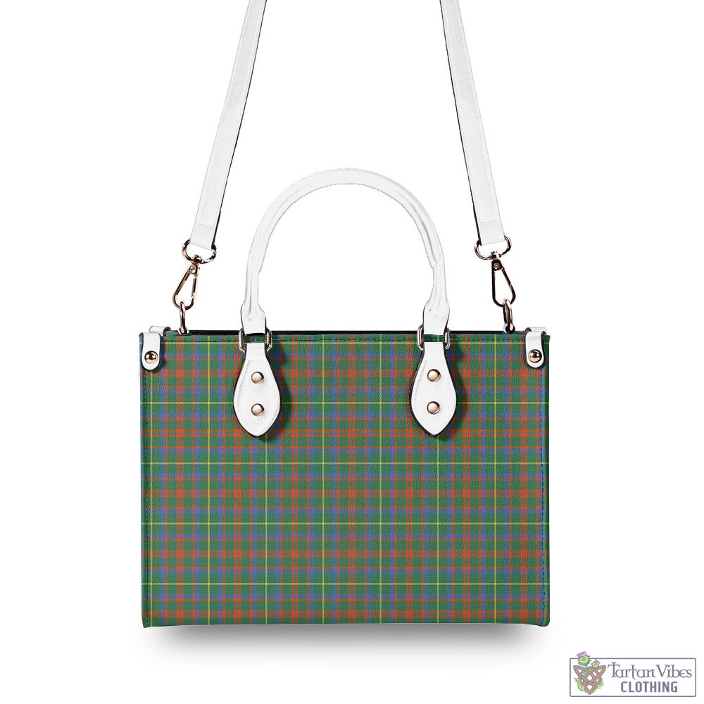 Tartan Vibes Clothing MacKintosh Hunting Ancient Tartan Luxury Leather Handbags