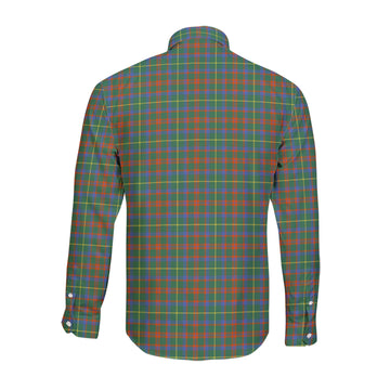 MacKintosh Hunting Ancient Tartan Long Sleeve Button Up Shirt with Family Crest