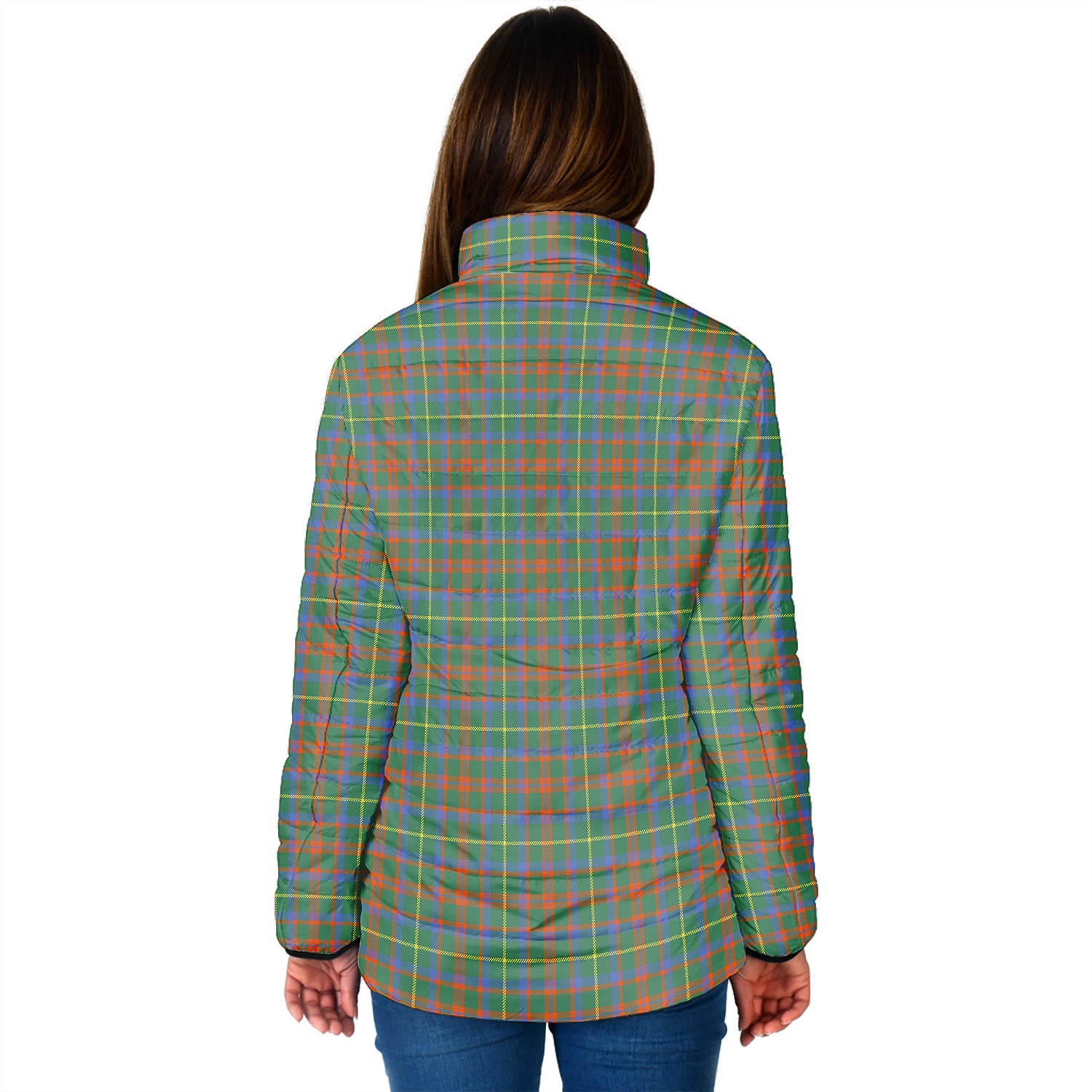 MacKintosh Hunting Ancient Tartan Padded Jacket with Family Crest - Tartan Vibes Clothing