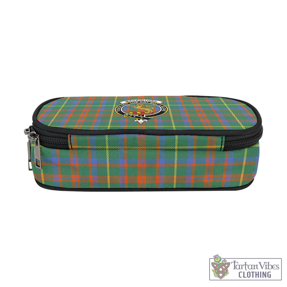 Tartan Vibes Clothing MacKintosh Hunting Ancient Tartan Pen and Pencil Case with Family Crest