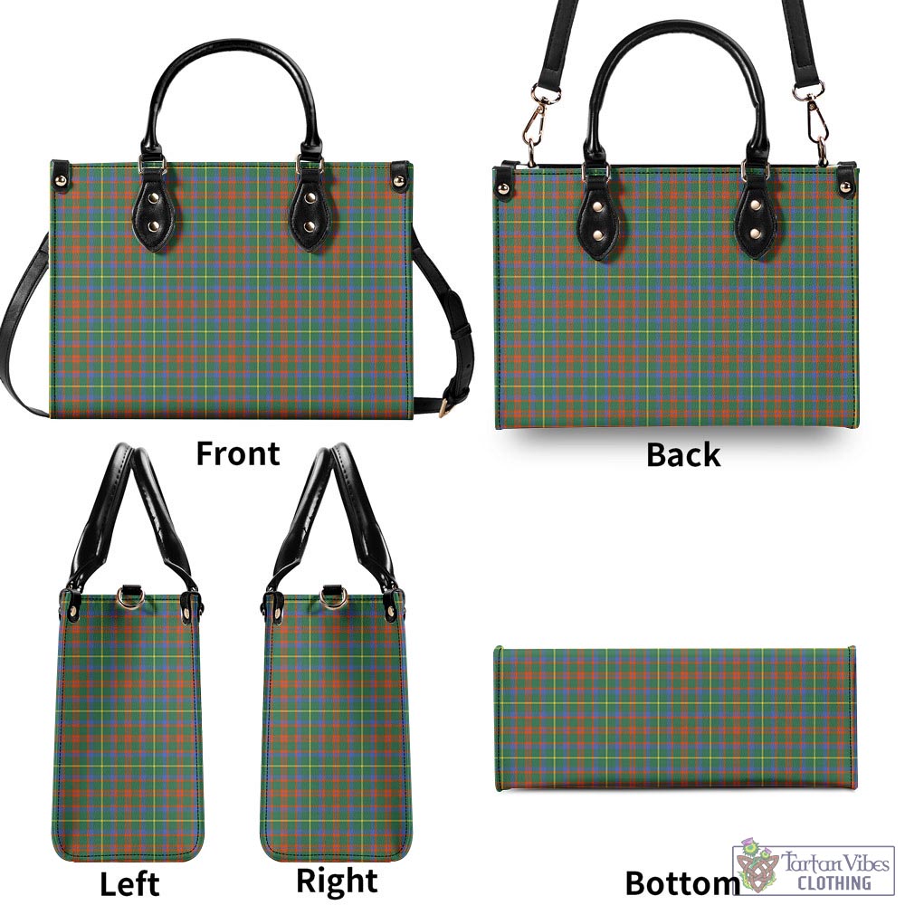 Tartan Vibes Clothing MacKintosh Hunting Ancient Tartan Luxury Leather Handbags